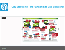 Tablet Screenshot of city-elektronik.de